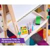 imageCrayola Wooden Art Easel for Kids 2in1 Dry Erase Board ampamp Chalkboard Gifts for Toddlers Ages 3 4 5Mini Easel