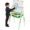 imageCrayola Wooden Art Easel for Kids 2in1 Dry Erase Board ampamp Chalkboard Gifts for Toddlers Ages 3 4 5Super Easel