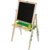 imageCrayola Wooden Art Easel for Kids 2in1 Dry Erase Board ampamp Chalkboard Gifts for Toddlers Ages 3 4 5Super Easel