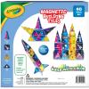 imageCreateOn Crayola Cosmic Magnetic Tiles Building Set for Kids Magnetic Building Toys for Kids STEM Learning Toys for Boys and Girls Ages 3 and Up  36Pieces Cosmic40 Pieces