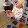 imageCreateOn Crayola Magnetic Tiles Building Set for Kids Magnetic Toys for Kids Travel Toys Classroom Sensory Toy Blocks STEM ampamp Montessori Tools for Boys ampamp Girls Ages 3 14Piece Set GlitterRed  White and Blue