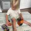 imageCreateOn Crayola Magnetic Tiles Building Set for Kids Magnetic Toys for Kids Travel Toys Classroom Sensory Toy Blocks STEM ampamp Montessori Tools for Boys ampamp Girls Ages 3 14Piece Set GlitterHalloween