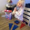 imageCreateOn Crayola Magnetic Tiles Building Set for Kids Magnetic Toys for Kids Travel Toys Classroom Sensory Toy Blocks STEM ampamp Montessori Tools for Boys ampamp Girls Ages 3 14Piece Set GlitterRed  White and Blue