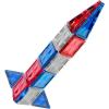 imageCreateOn Crayola Mini Magnetic PIPTiles Bold Colors  Building Set for Kids Magnetic Building Toys for Kids STEM Travel Toys for Boys and Girls Ages 3 24Piece Set BoldRed  White  Blue