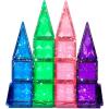 imageCreateOn Crayola Mini Magnetic PIPTiles Bold Colors  Building Set for Kids Magnetic Building Toys for Kids STEM Travel Toys for Boys and Girls Ages 3 24Piece Set BoldGlitter