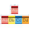 imageEureka 847818 Crayola Crayons Mini Alphabet Bulletin Board Set for Teachers and Classrooms Multicolor 31pcs