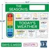 imageEureka Crayola Colors and Shapes Classroom Calendar Bulletin Board Set for Teachers 28 Pieces
