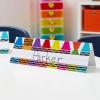 imageEureka Crayola Crayons Tented Nameplates for Student Desks 95quot x 65quot 36 Pieces