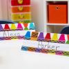 imageEureka Crayola Crayons Tented Nameplates for Student Desks 95quot x 65quot 36 Pieces