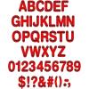 imageEureka Crayola Letter Number Punctuation Mark and Symbol Classroom Decorations for Teachers 4quot H 178 Pieces RedRed Crayola