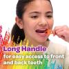 imageGUM Crayola Twistables Kids Flossers with Fluoride  Designed for Little Hands  Three Fun Fruit Flavors  Easy to Use Kids Floss Picks for Children Ages 3 75 Count