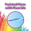 imageGUM Crayola Twistables Kids Flossers with Fluoride  Designed for Little Hands  Three Fun Fruit Flavors  Easy to Use Kids Floss Picks for Children Ages 3 75 Count