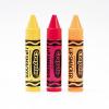 imageLip Smacker Crayola Crayon Stackable Flavored Clear Lip Balm Blue  Moisturizing SoothingBanana Mania  Pink Sherbert  Outrageous Orange