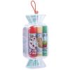 imageLip Smacker Crayola Crayon Stackable Flavored Clear Lip Balm Blue  Moisturizing SoothingCandy Cane  Caramel  Candy Apple