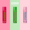 imageLip Smacker Crayola Crayon Stackable Flavored Clear Lip Balm Blue  Moisturizing SoothingStrawberry  Cotton Candy  Watermelon