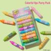 imageLip Smacker Crayola Lip Balm Party Pack  8 Moisturizing Lip Balms Cotton Candy Orange Sherbert Watermelon Berry Apple Banana Hydrating ampamp Protecting  CrueltyFreeColor of Kindness