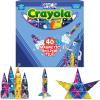 imageCreateOn Crayola Cosmic Magnetic Tiles Building Set for Kids Magnetic Building Toys for Kids STEM Learning Toys for Boys and Girls Ages 3 and Up  36Pieces Cosmic40 Pieces