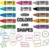 imageEureka Colors ampamp Shapes Bulletin Board Set 28 Pieces EU847813OSFA
