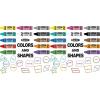 imageEureka Colors ampamp Shapes Bulletin Board Set 28 Pieces EU847813OSFA Pack of 2