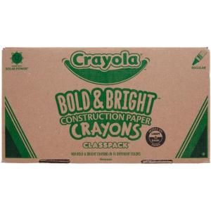 imageCrayola Construction Paper Crayons Classpack Bulk Assorted School Supplies 16 Colors 400Set Packaging May VaryConstruction Paper Crayons
