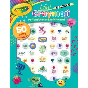 imageCrayola I Feel Craymoji A Crayola Puffy Sticker Press Out Activity Book for Kids CrayolaBuzzPop