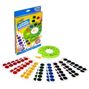 imageCrayola Watercolor Pop ampamp Paint Palette Washable Paint Kit Less Mess Watercolor Paint Set for Kids Arts ampamp Crafts Toddler Gifts1 Count Pack of 1