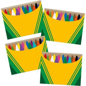 imageEureka Crayola Crayons SelfAdhesive Student Name Tags for Teachers 275quot x 225quot 40 PiecesCrayola
