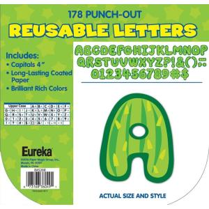 imageEureka Crayola Letter Number Punctuation Mark and Symbol Classroom Decorations for Teachers 4quot H 178 Pieces RedCactus