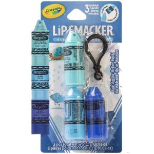 imageLip Smacker Crayola Crayon Stackable Flavored Clear Lip Balm Blue  Moisturizing SoothingBlues