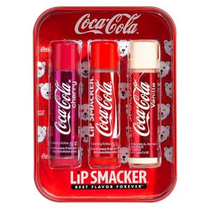 imageLip Smacker Crayola Crayon Stackable Flavored Clear Lip Balm Blue  Moisturizing SoothingCherry