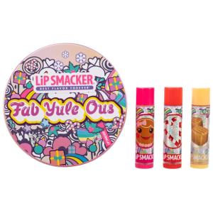 imageLip Smacker Crayola Crayon Stackable Flavored Clear Lip Balm Blue  Moisturizing SoothingGingerbread  Caramel  Candy Cane