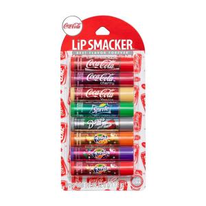 imageLip Smacker Crayola Lip Balm Party Pack  8 Moisturizing Lip Balms Cotton Candy Orange Sherbert Watermelon Berry Apple Banana Hydrating ampamp Protecting  CrueltyFreeCoca Cola Collection