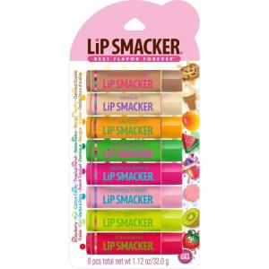 imageLip Smacker Crayola Lip Balm Party Pack  8 Moisturizing Lip Balms Cotton Candy Orange Sherbert Watermelon Berry Apple Banana Hydrating ampamp Protecting  CrueltyFreeOatmeal Cookie  Vanilla  Mango  Watermelon  Tropical Punch  Cotton Candy  Kiwi  Strawberry