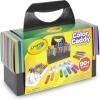 imageCrayola Color Caddy Craft Kit 90 Pcs Kids Coloring Set Gifts for Kids 4 Includes Crayons Markers Colored Pencils Glitter Glue Scissors ampamp PaperArt Set