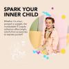 imageinvisibobble Kids Spiral Hair Ring  10 Pack Crayola Edition NoOuch Coil Hair Ties with Strong Grip Hair Accessories for Girls Toddlers and Kids