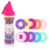 imageinvisibobble Kids Spiral Hair Ring  10 Pack Crayola Edition NoOuch Coil Hair Ties with Strong Grip Hair Accessories for Girls Toddlers and Kids
