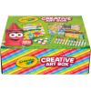 imageCrayola Art Set for Kids 125pcs Art Supplies Kit with Giant Coloring Books Washable Paints Markers ampamp Storage Box Holiday ampamp Christmas Gift for Kids Ages 5 Amazon Exclusive