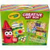 imageCrayola Art Set for Kids 125pcs Art Supplies Kit with Giant Coloring Books Washable Paints Markers ampamp Storage Box Holiday ampamp Christmas Gift for Kids Ages 5 Amazon Exclusive