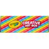 imageCrayola Art Set for Kids 125pcs Art Supplies Kit with Giant Coloring Books Washable Paints Markers ampamp Storage Box Holiday ampamp Christmas Gift for Kids Ages 5 Amazon Exclusive