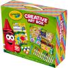 imageCrayola Art Set for Kids 125pcs Art Supplies Kit with Giant Coloring Books Washable Paints Markers ampamp Storage Box Holiday ampamp Christmas Gift for Kids Ages 5 Amazon Exclusive