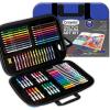 imageCrayola Sketch ampamp Color 70pcs Art Kit for Kids Includes Coloring Kit Art Case ampamp Sketch Book Gifts for Kids Ages 8Set