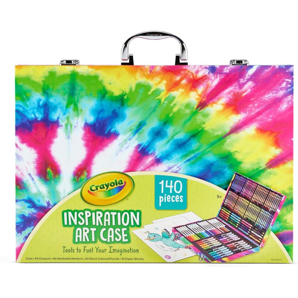 imageCrayola Limited Edition Coloring Set 115pcs Kids Drawing Supplies Kit with Crayons Markers ampamp Colored Pencils Birthday Holiday for Kids 51 Count Pack of 1