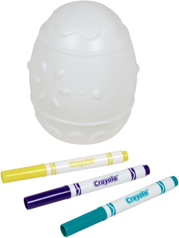 imageCrayola Light Ups Reindeer Recolorable Light Up Toy for Kids Reindeer Decor Glow in The Dark Holiday Gift for Kids Ages 5Egg