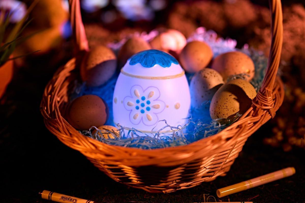 imageCrayola Light Ups Reindeer Recolorable Light Up Toy for Kids Reindeer Decor Glow in The Dark Holiday Gift for Kids Ages 5Egg