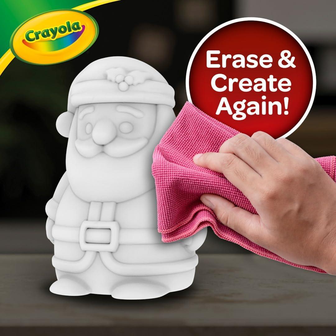 imageCrayola Light Ups Reindeer Recolorable Light Up Toy for Kids Reindeer Decor Glow in The Dark Holiday Gift for Kids Ages 5Santa