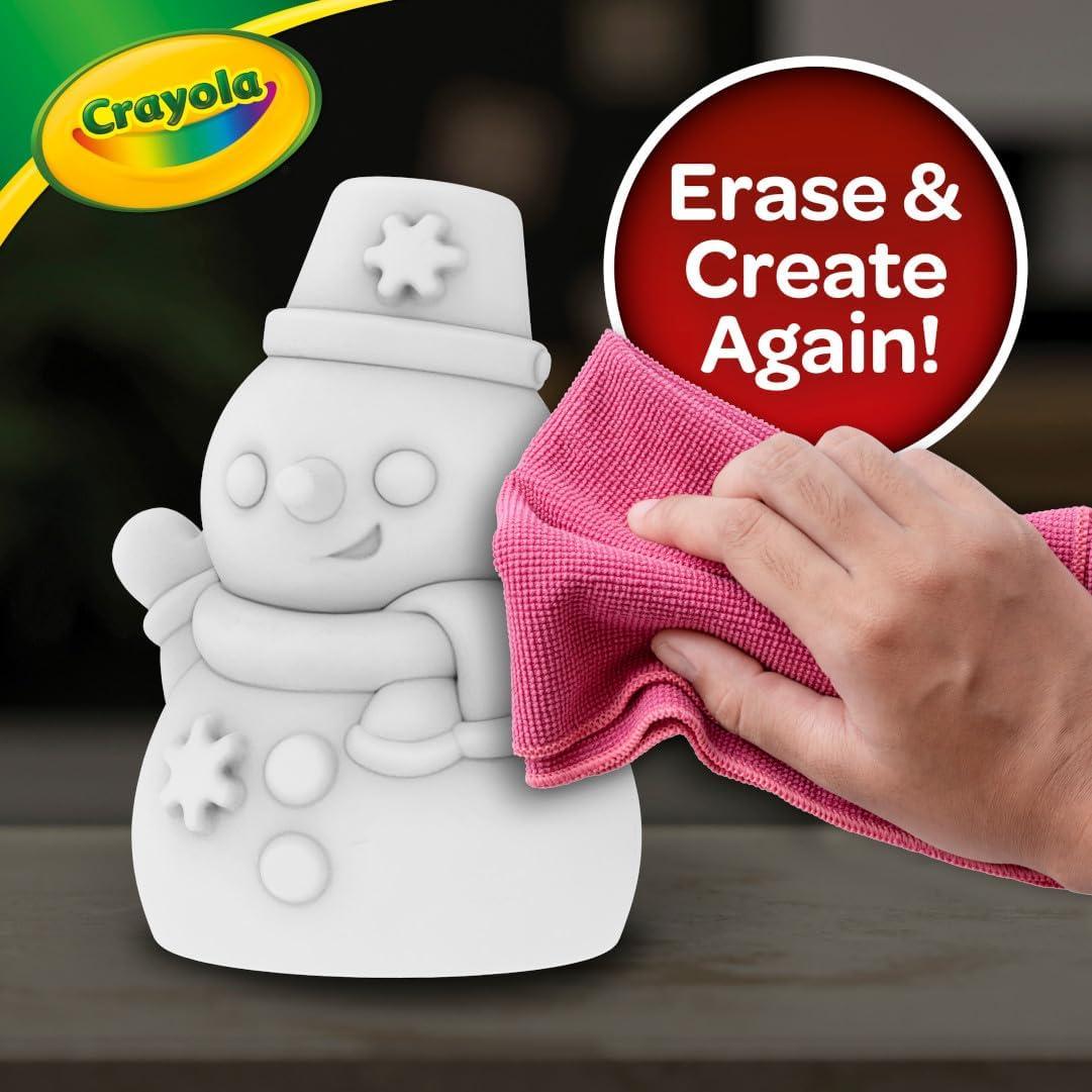 imageCrayola Light Ups Reindeer Recolorable Light Up Toy for Kids Reindeer Decor Glow in The Dark Holiday Gift for Kids Ages 5Snowman