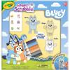 imageCrayola Scribble Scrubbies Deluxe Bluey Playset 3ct Toddler Arts ampamp Crafts Kit Washable Stickers Bluey Toys Coloring Gift for Kids Ages 3Deluxe