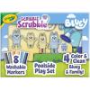 imageCrayola Scribble Scrubbies Deluxe Bluey Playset 3ct Toddler Arts ampamp Crafts Kit Washable Stickers Bluey Toys Coloring Gift for Kids Ages 3Poolside Playset