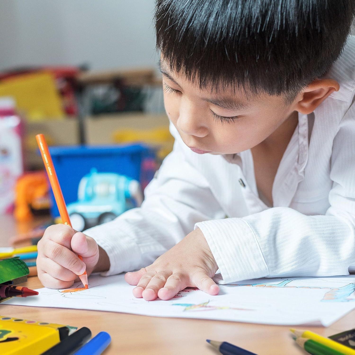 imageCrayola Art Supplies Set 80ct Crayons Markers ampamp Colored Pencils Coloring Supplies for Classrooms ampamp Teachers Gift for Kids Amazon ExclusiveStandard Packaging