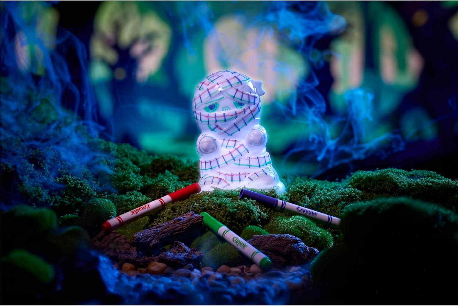 imageCrayola LightUps  Ghost Reusable Coloring Toy ampamp Craft Kit Light Up Ghost Cute Halloween Decor ampamp Night Light for Kids Halloween Toy Ages 4Light Ups Mummy